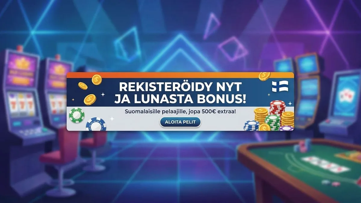 Rekisteröidy bonuksella